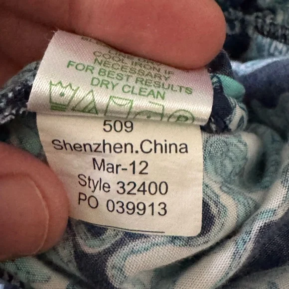 Lilly Pulitzer Strapless Romper Blue Teal Print Size S Resort Vacation Summer - Picture 6 of 8